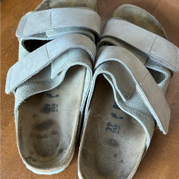 💥CLOSET CLEAROUT💥Birkenstock Uji Suede Nubuck Sandals - Beige - Picture 2 of 7